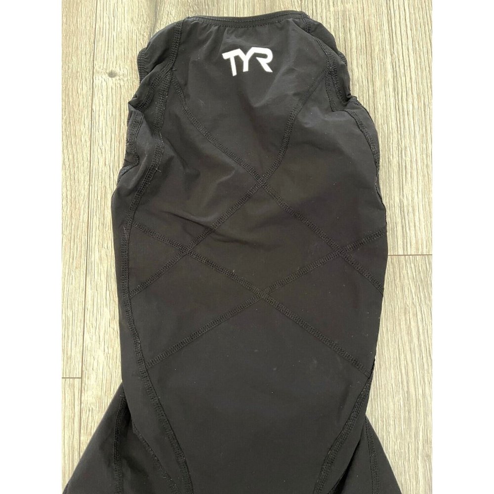 TYR Womens Tracer Light Aerofit Short John Tech Suit - Black - Size 24L - Picture 5 of 8